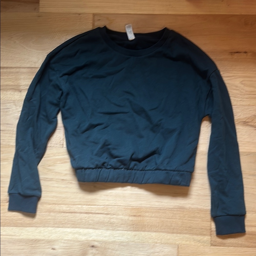 Women's Dark Green Long Sleeve Top